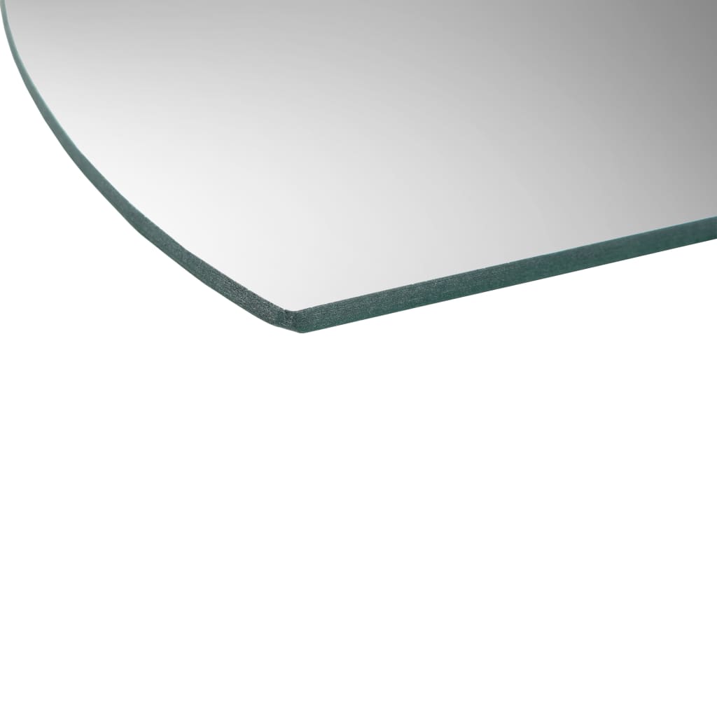 vidaXL Wall Mirrors 8 pcs 20x20 cm Wave Glass