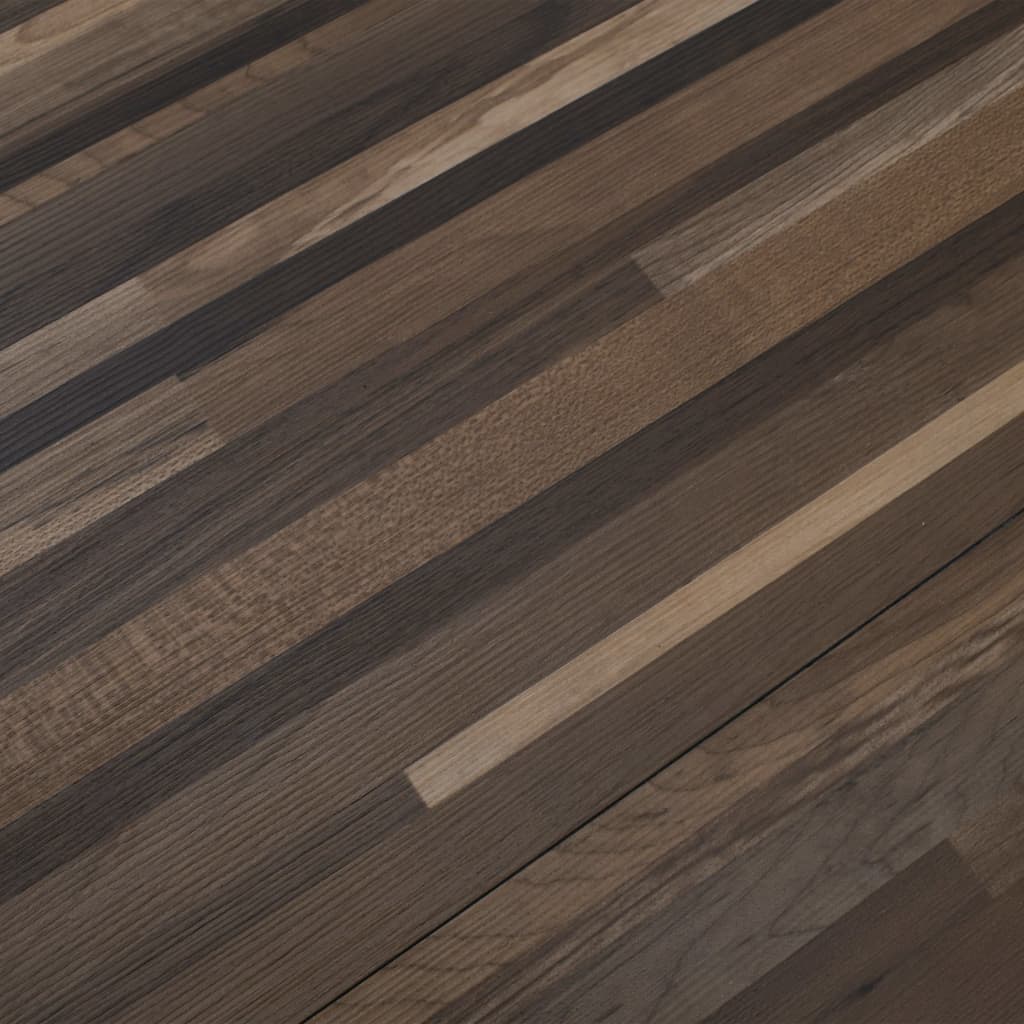 vidaXL PVC Flooring Planks 5.02 m² 2 mm Self-adhesive Striped Brown