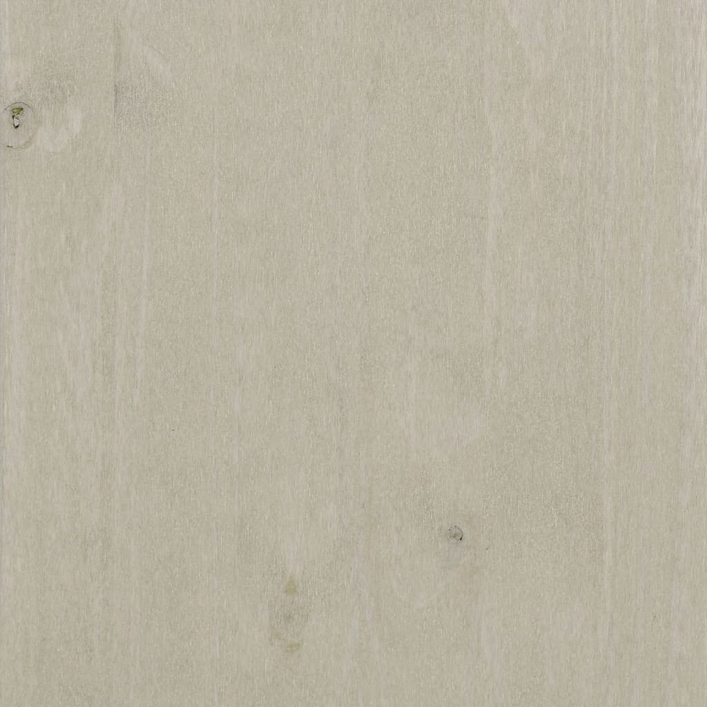 vidaXL Sideboard HAMAR White 85x35x80 cm Solid Wood Pine