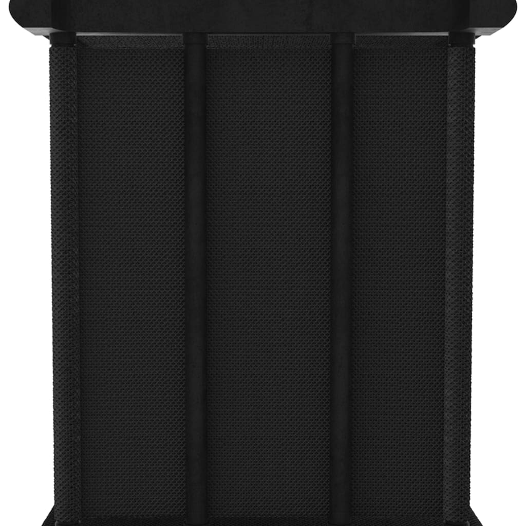 vidaXL 5-Cube Display Shelf with Boxes Black 103x30x72.5 cm Fabric
