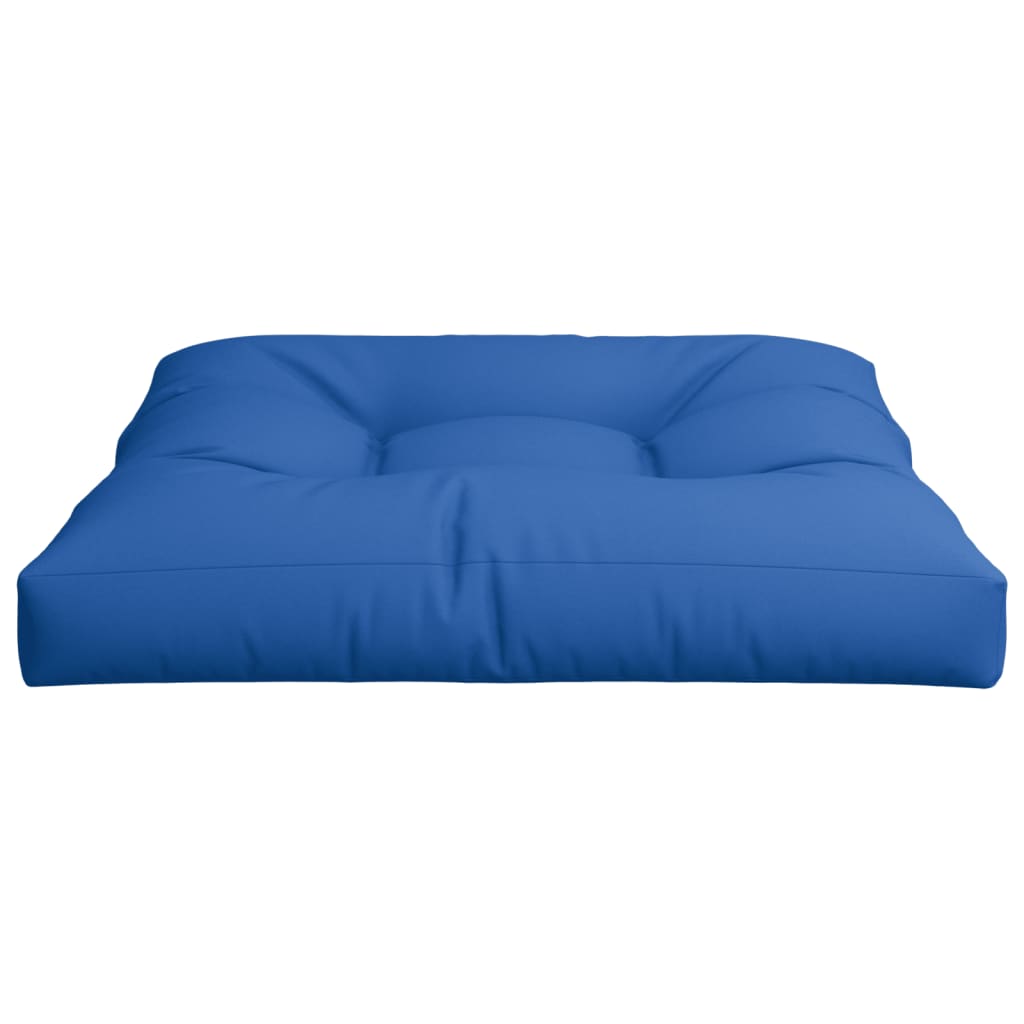 vidaXL Pallet Cushion Royal Blue 80x80x12 cm Fabric