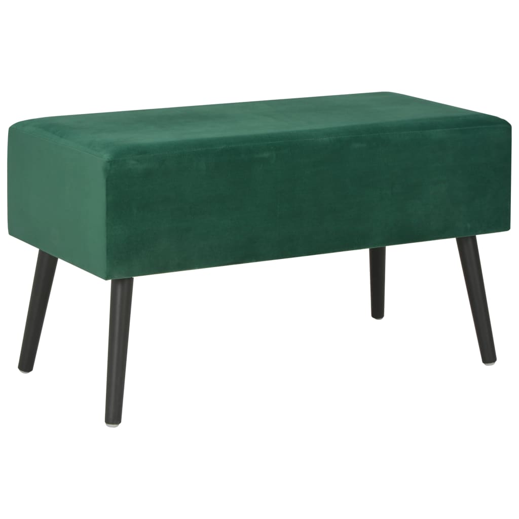 vidaXL Coffee Table Green 80x40x46 cm Velvet