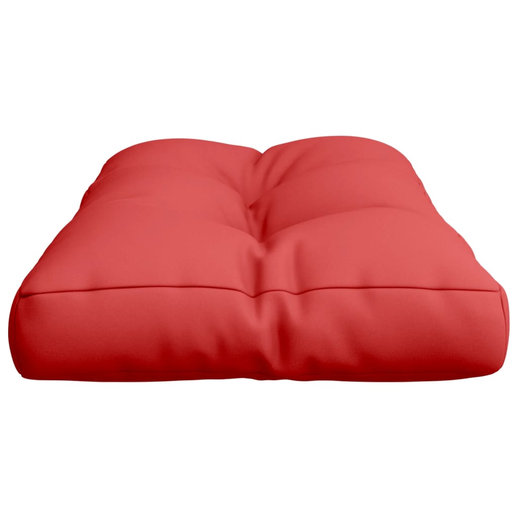 vidaXL Pallet Cushion Red 80x40x12 cm Fabric