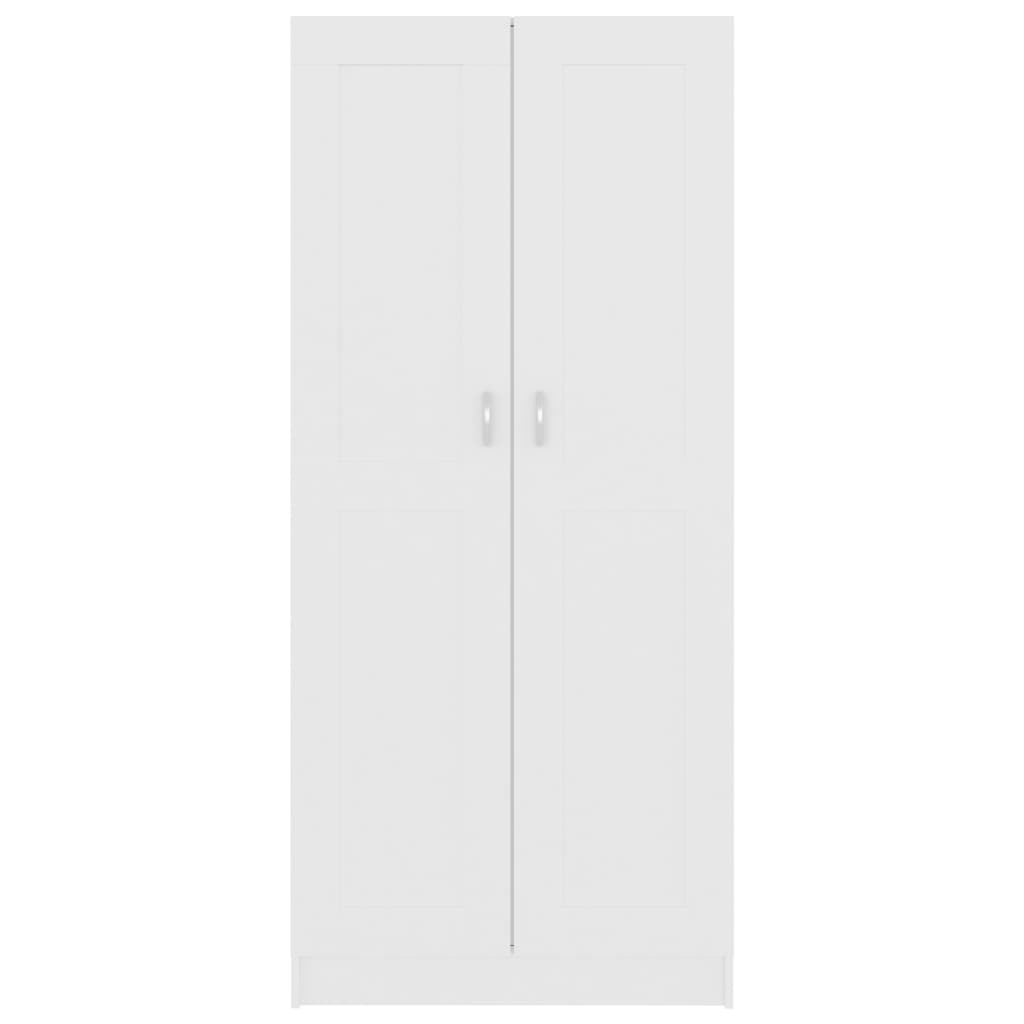 vidaXL Book Cabinet White 82.5x30.5x185.5 cm Engineered Wood