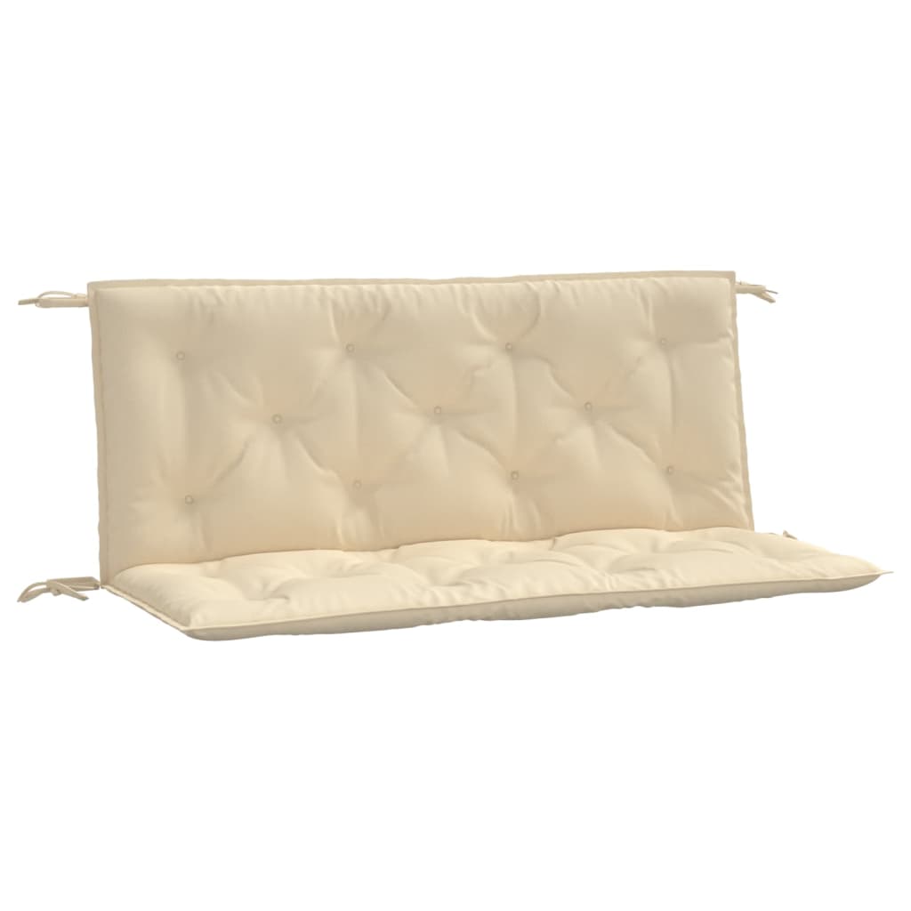 vidaXL Garden Bench Cushions 2 pcs Beige 120x50x7cm Oxford Fabric