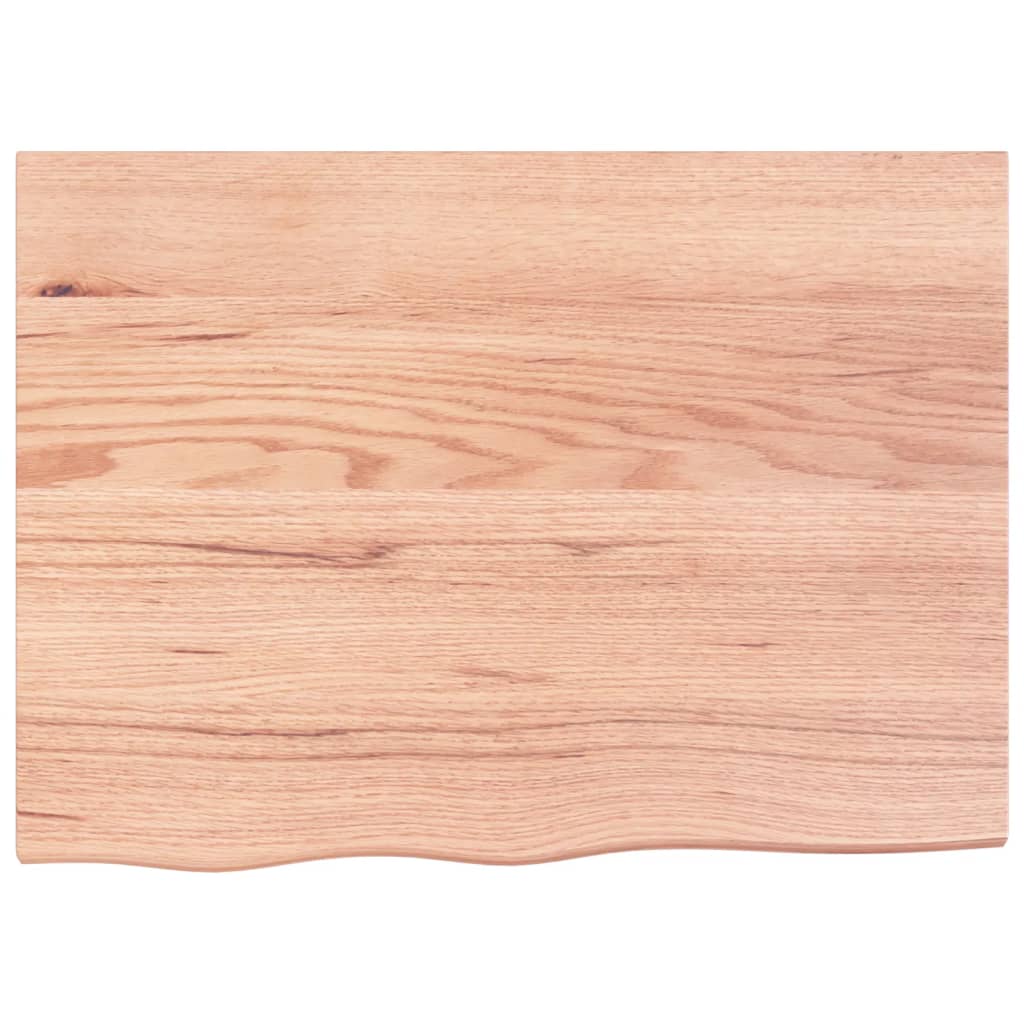 vidaXL Wall Shelf Light Brown 80x60x(2-6) cm Treated Solid Wood Oak