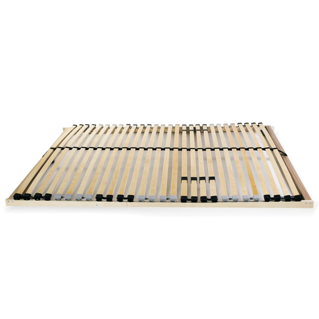 vidaXL Slatted Bed Base with 28 Slats 7 Zones 100x200 cm