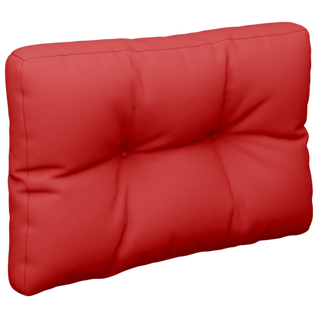 vidaXL Pallet Cushions 2 pcs Red Fabric