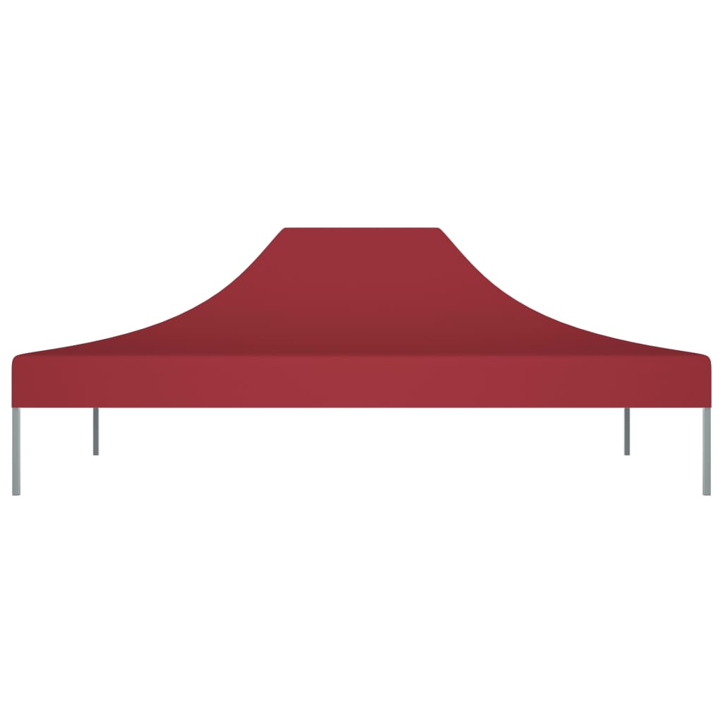 vidaXL Party Tent Roof 4x3 m Burgundy 270 g/m²