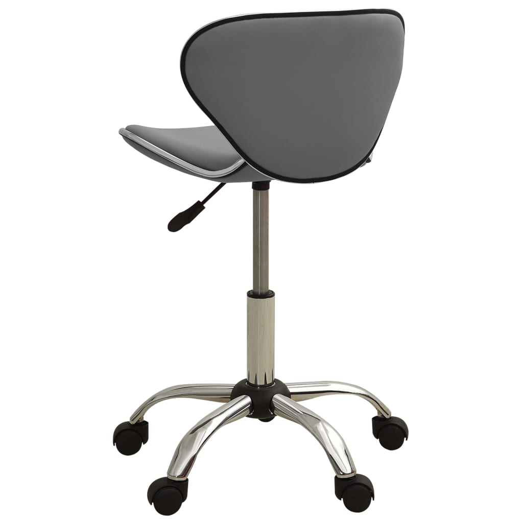vidaXL Office Chair Grey Faux Leather