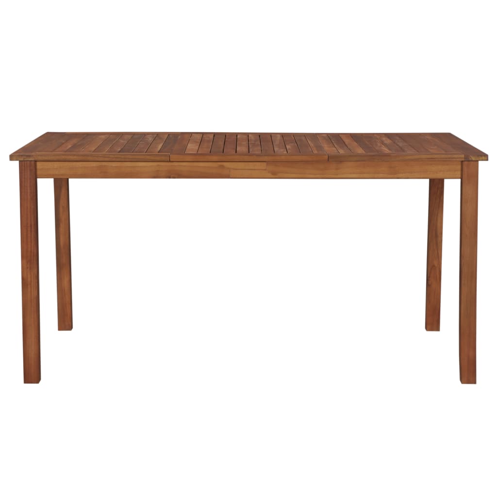 vidaXL Garden Table 150x90x74 cm Solid Acacia Wood