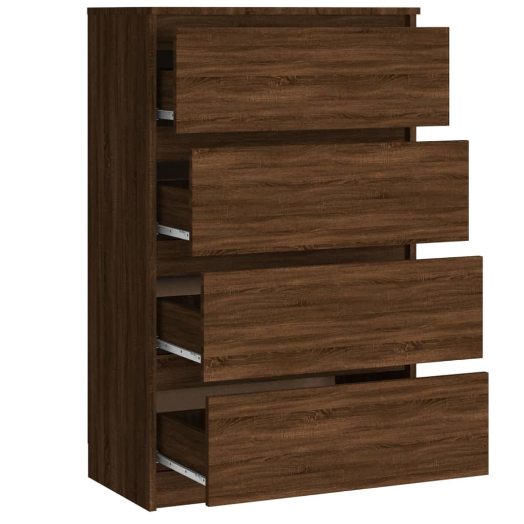 vidaXL Sideboard Brown Oak 60x35x98.5 cm Engineered Wood