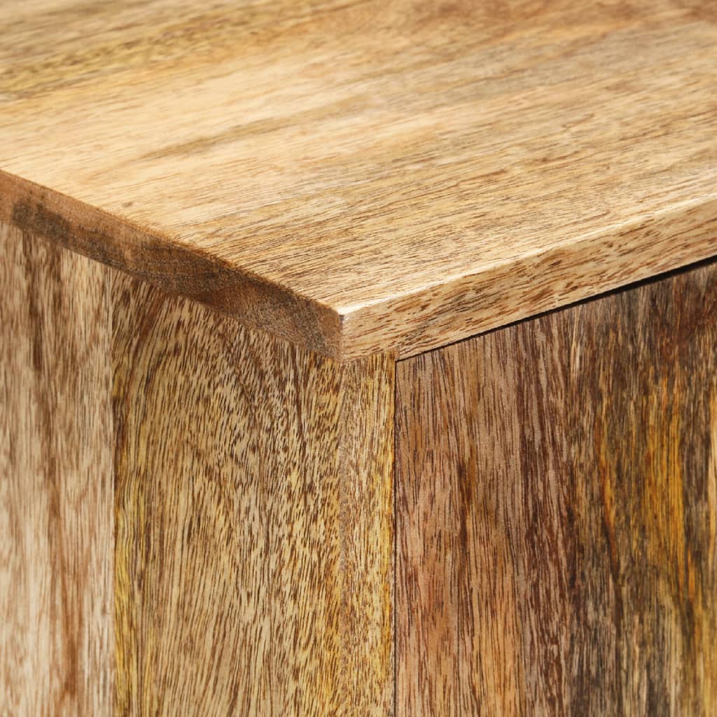 vidaXL Highboard 80x30x95 cm Solid Rough Wood Mango