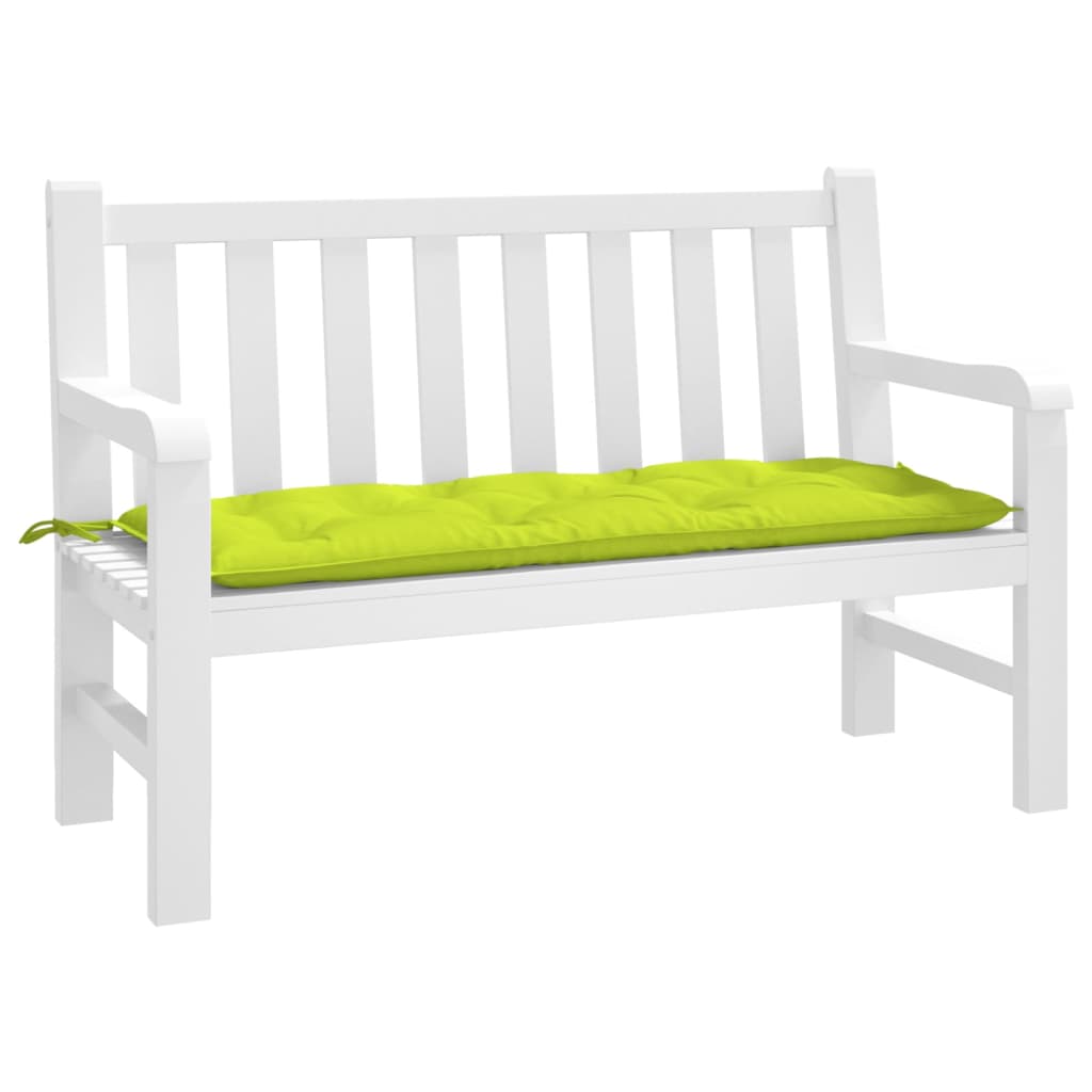vidaXL Garden Bench Cushion Bright Green 120x50x7 cm Oxford Fabric