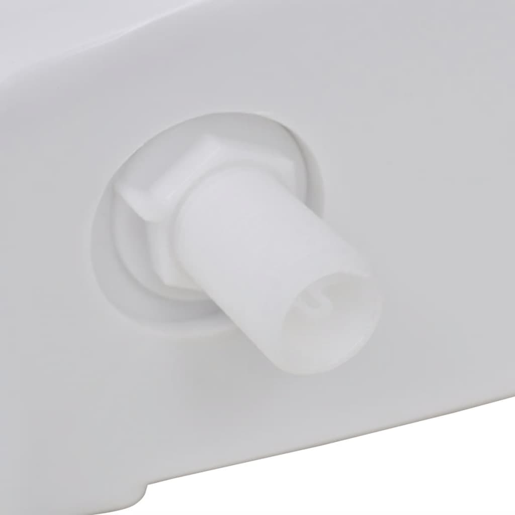 vidaXL Toilet Cistern with Bottom Water Inlet 3/6 L White