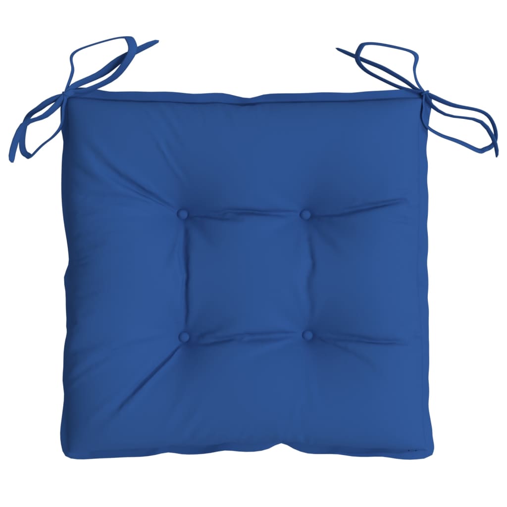vidaXL Chair Cushions 4 pcs Blue 50x50x7 cm Oxford Fabric