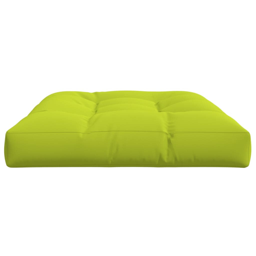 vidaXL Pallet Cushion Bright Green 120x80x12 cm Fabric