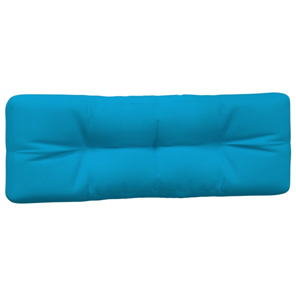 vidaXL Pallet Cushions 2 pcs Blue Fabric