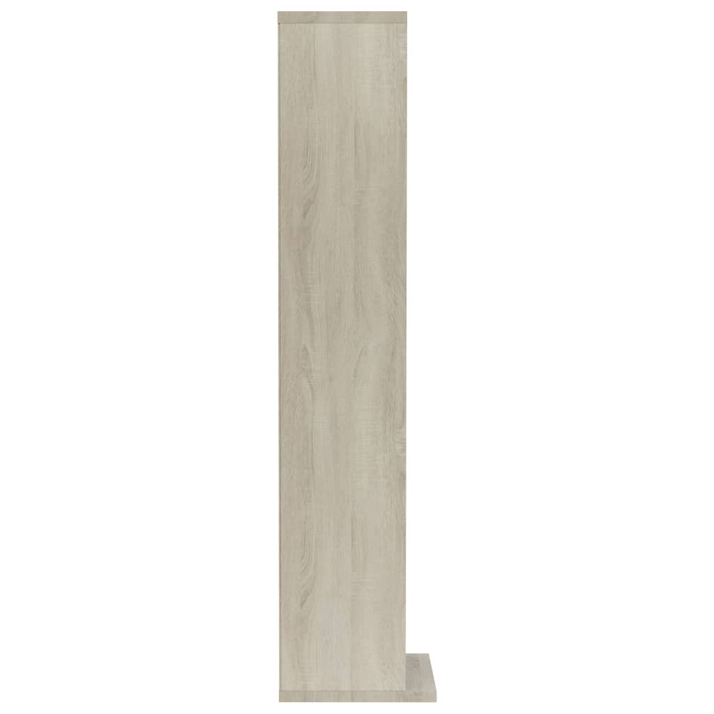 vidaXL CD Cabinet Sonoma Oak 21x20x88 cm Engineered Wood