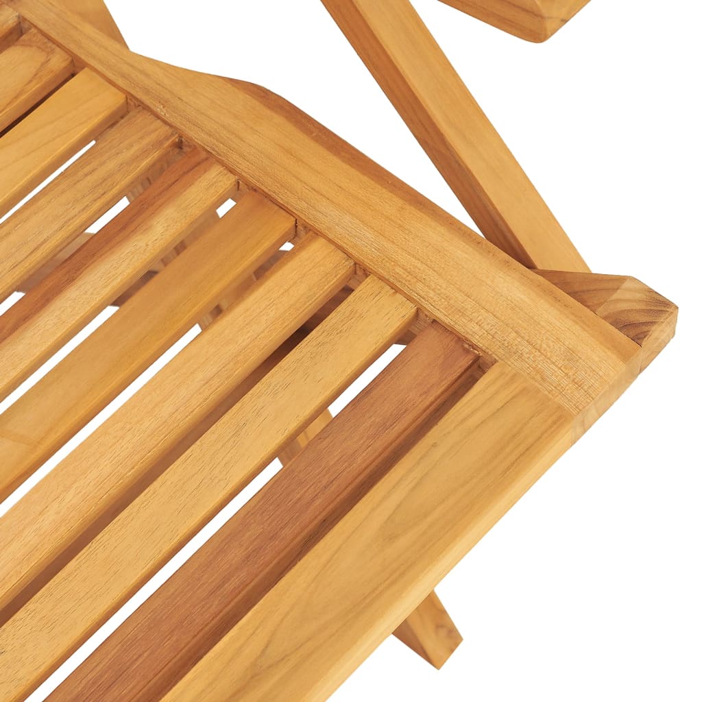 vidaXL Folding Garden Chairs 2 pcs 56x63x90 cm Solid Wood Teak