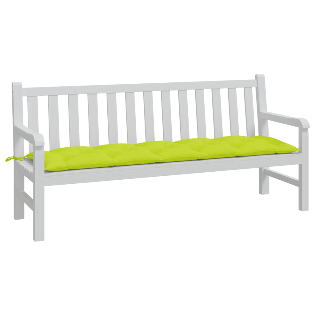 vidaXL Garden Bench Cushion Bright Green 180x50x7 cm Oxford Fabric