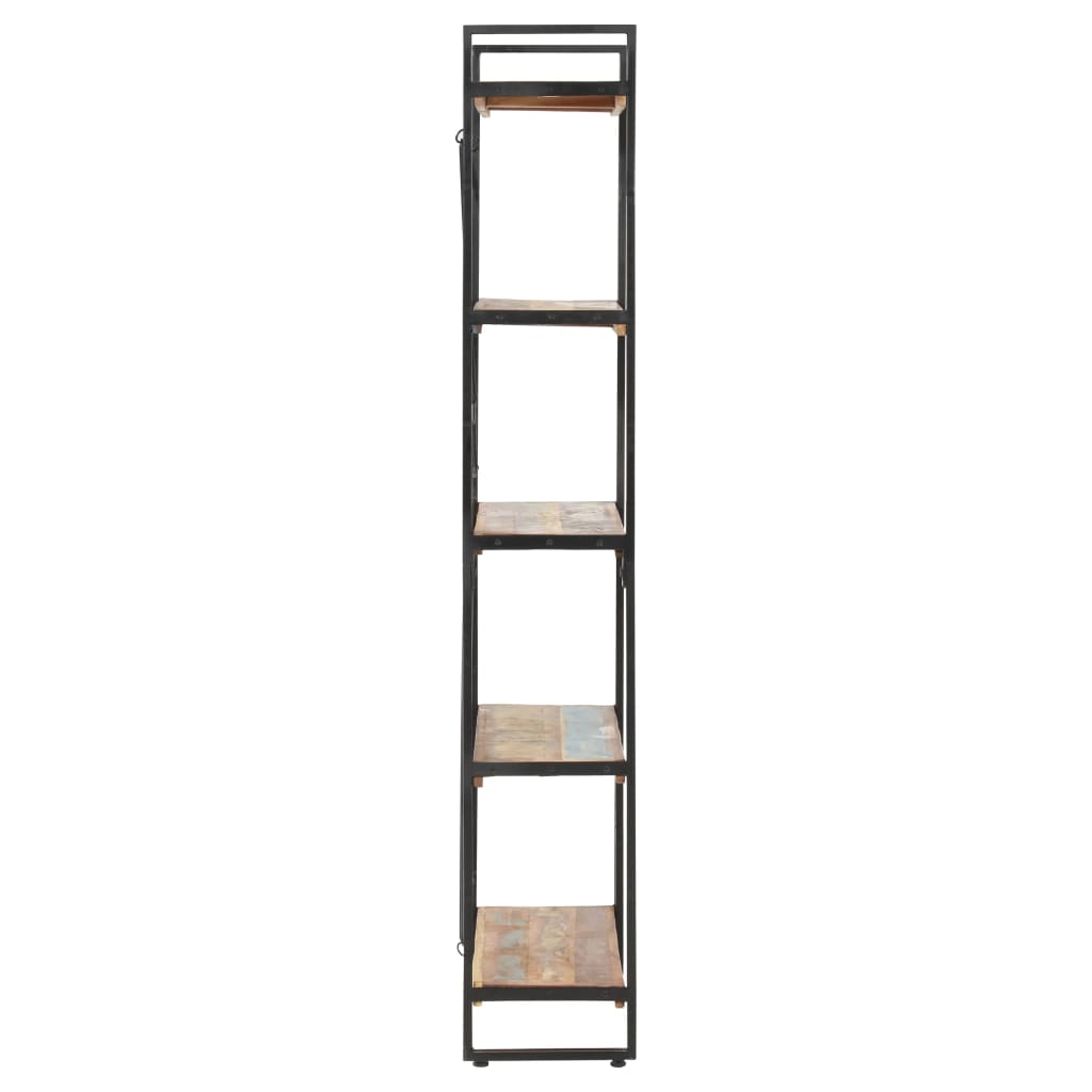 vidaXL 5-Tier Bookcase 90x30x180 cm Solid Reclaimed Wood