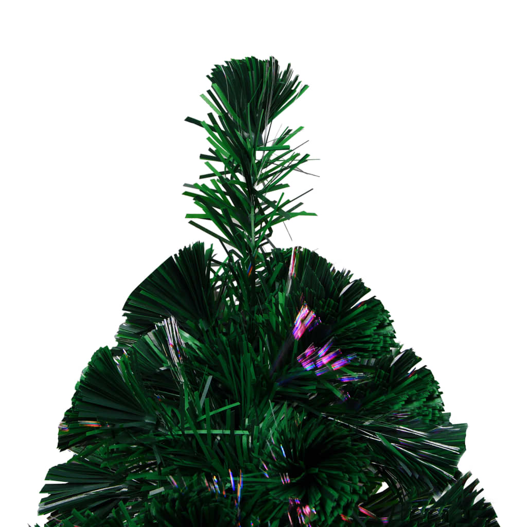 vidaXL Artificial Christmas Tree with Stand Green 150 cm Fibre Optic