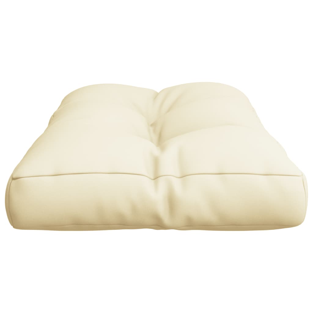 vidaXL Pallet Cushion Cream 70x40x12 cm Fabric
