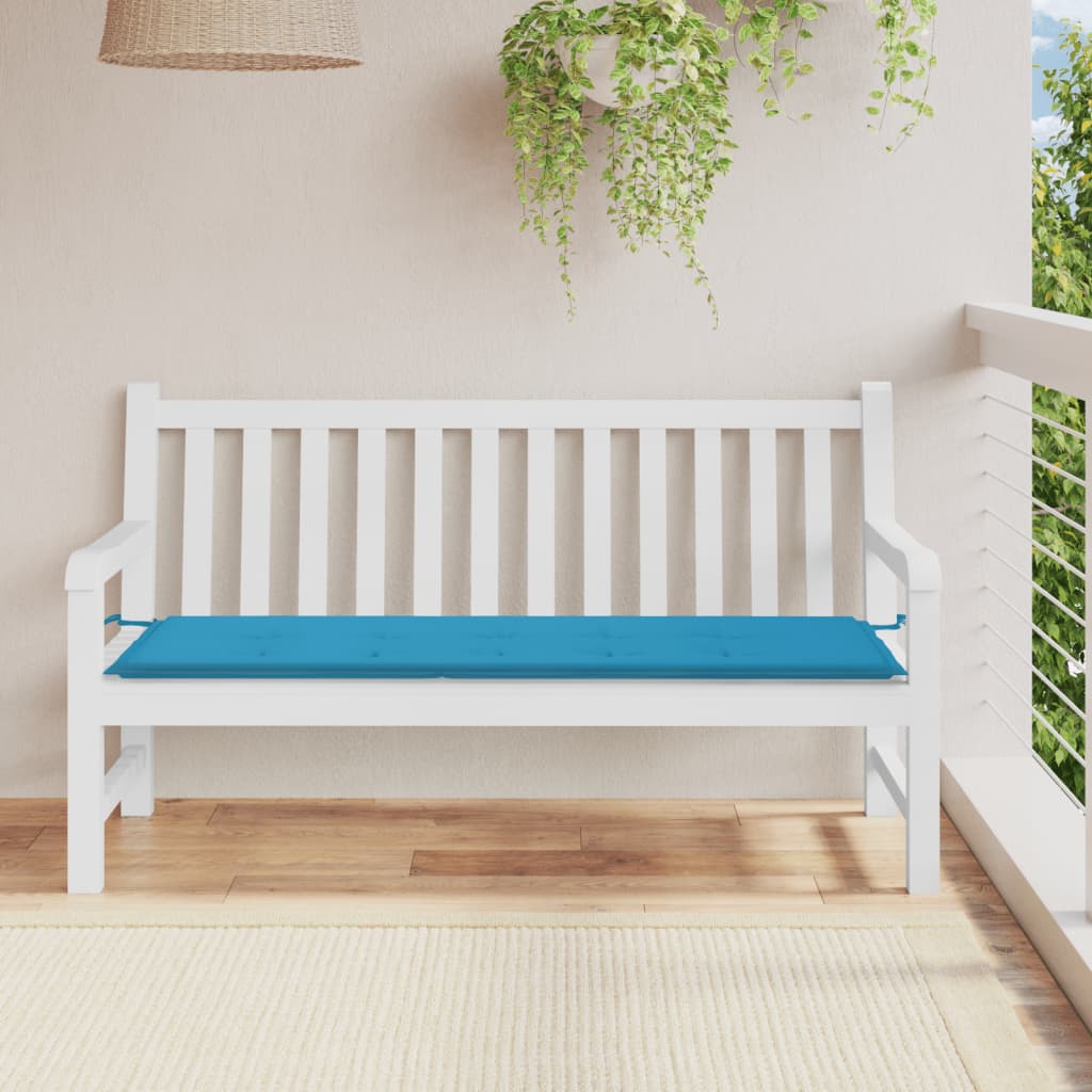 vidaXL Garden Bench Cushion Blue 150x50x3 cm Oxford Fabric