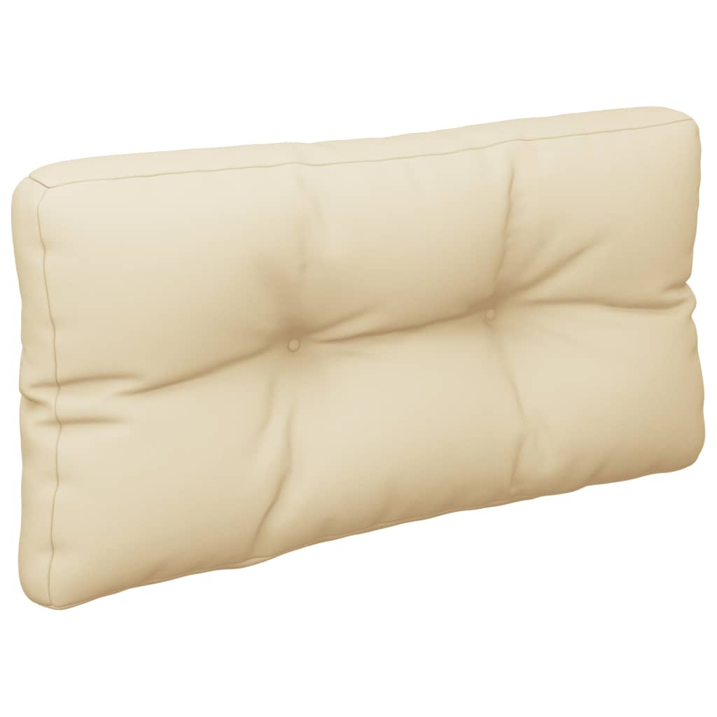 vidaXL Pallet Cushion Beige 70x40x12 cm Fabric