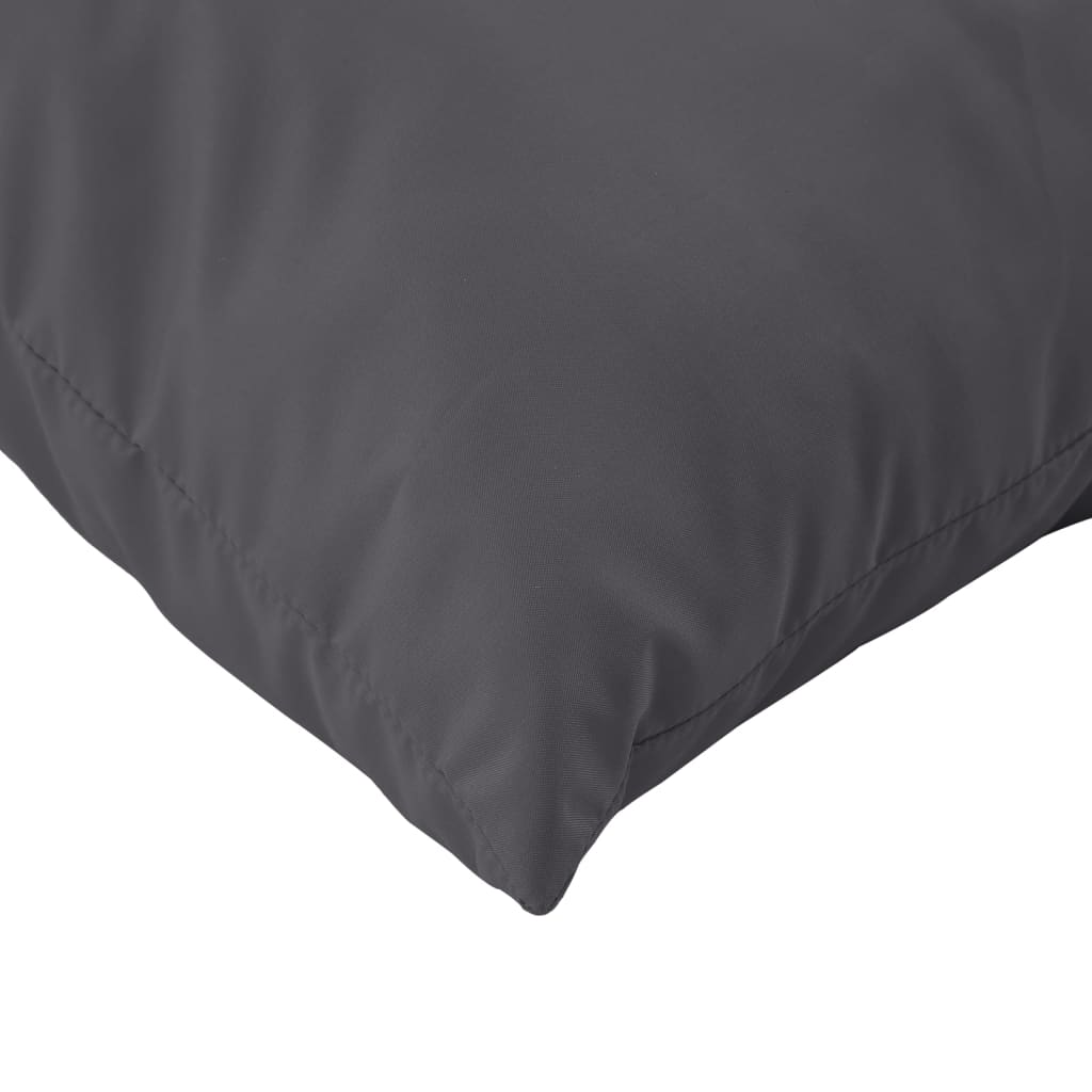 vidaXL Throw Pillows 4 pcs Anthracite 60x60 cm Fabric