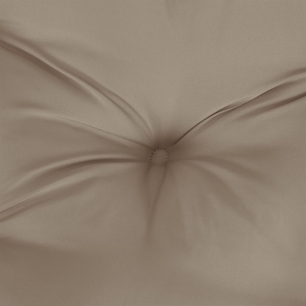 vidaXL Pallet Cushion Taupe 50x50x12 cm Fabric