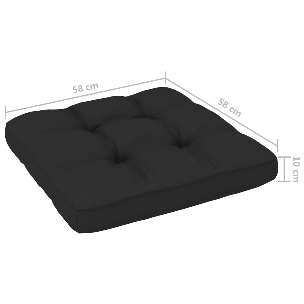 vidaXL 6 Piece Pallet Lounge Set & Cushions Green Impregnated Pinewood