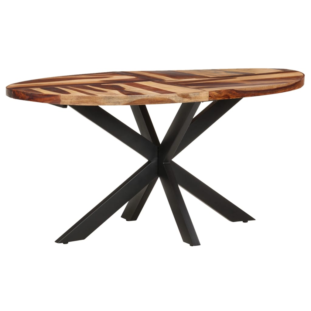 vidaXL Dining Table 160x90x75cm Solid Acacia Wood