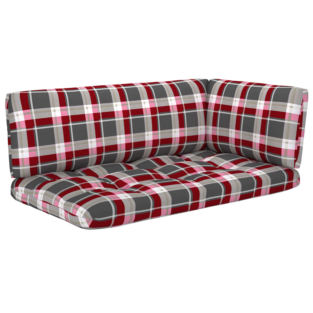 vidaXL 2-Seater Pallet Sofa&Cushions Honey Brown Impregnated Pinewood
