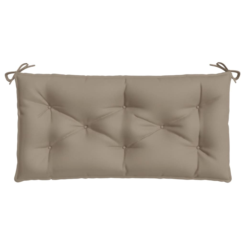 vidaXL Garden Bench Cushion Taupe 110x50x7 cm Oxford Fabric