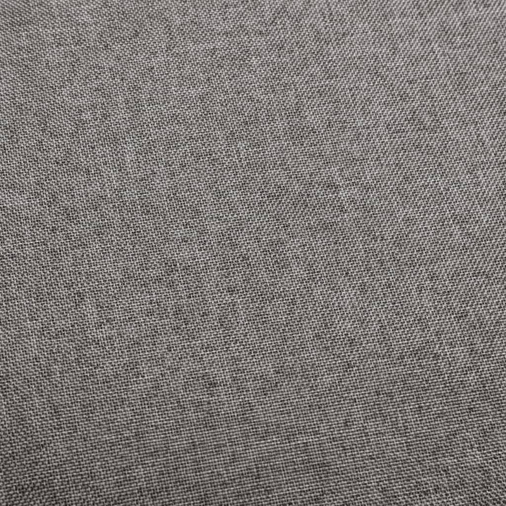 vidaXL Bar Stool Dark Grey Fabric