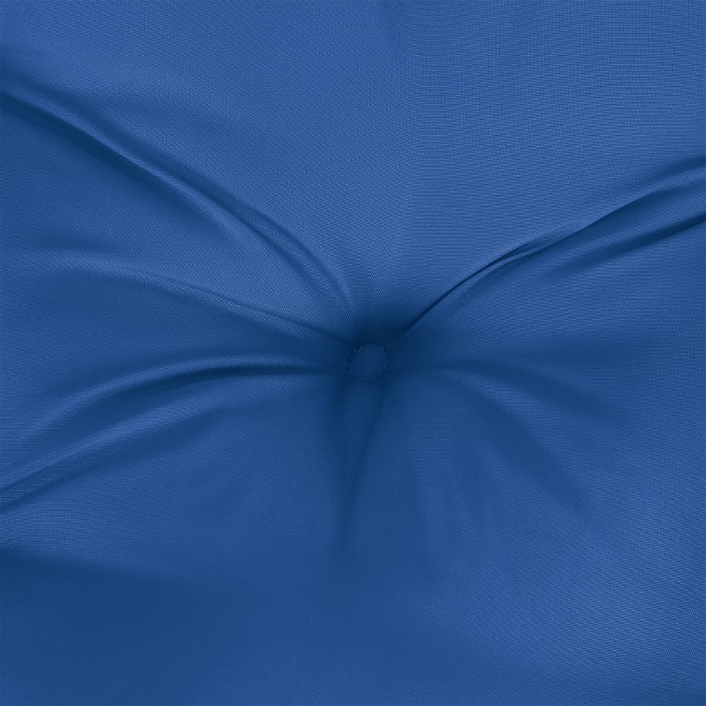vidaXL Pallet Cushion Royal Blue 70x70x12 cm Fabric