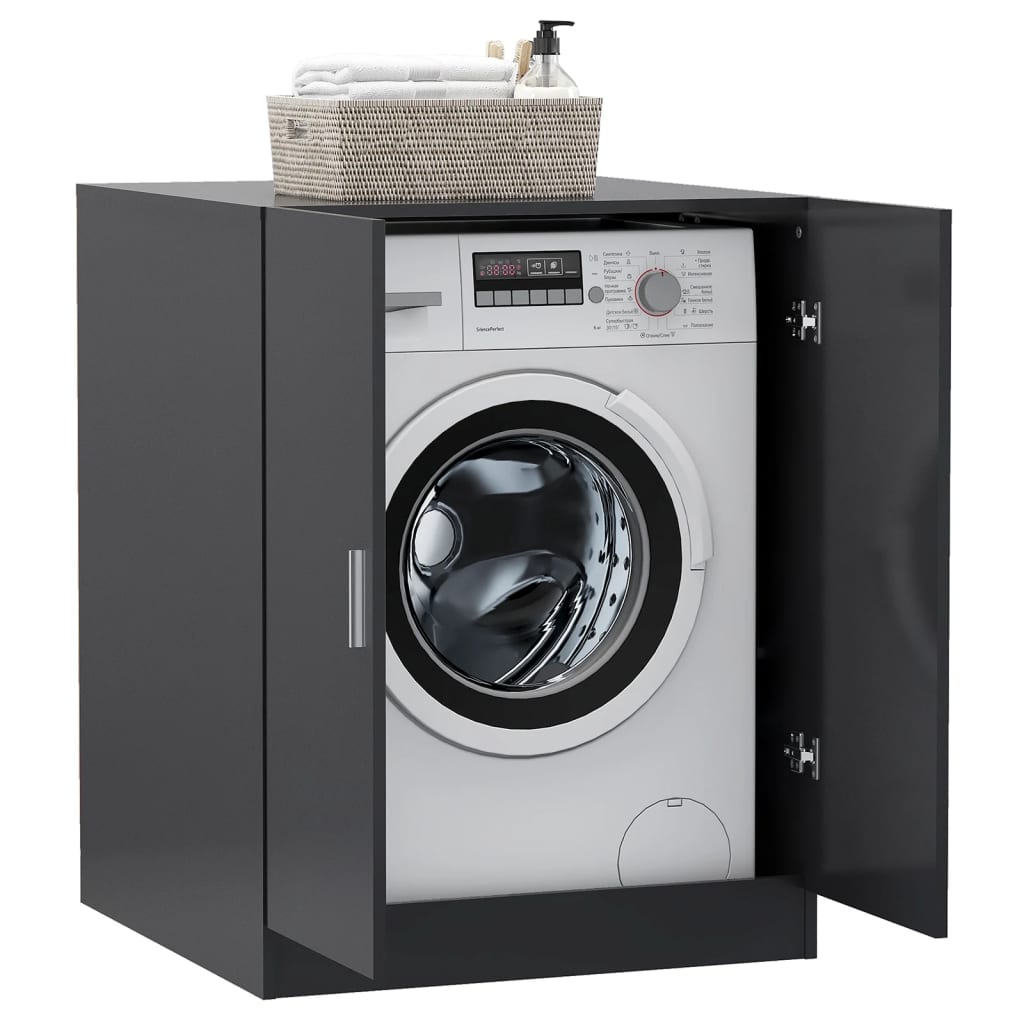 vidaXL Washing Machine Cabinet Grey 71x71.5x91.5 cm