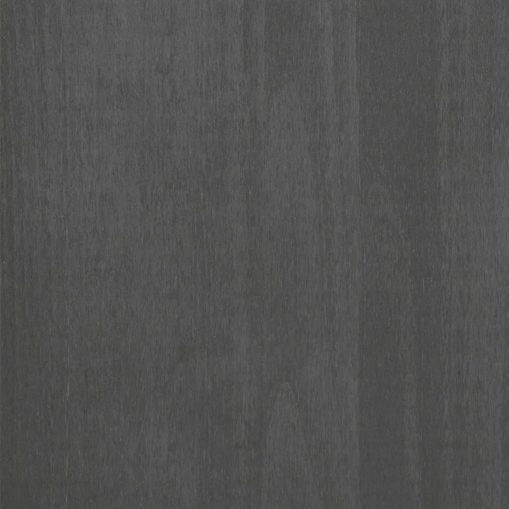 vidaXL Sideboard HAMAR Dark Grey 113x40x80 cm Solid Wood Pine