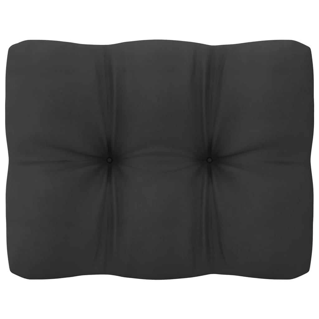 vidaXL 14 Piece Garden Lounge Set with Cushions Grey Solid Pinewood