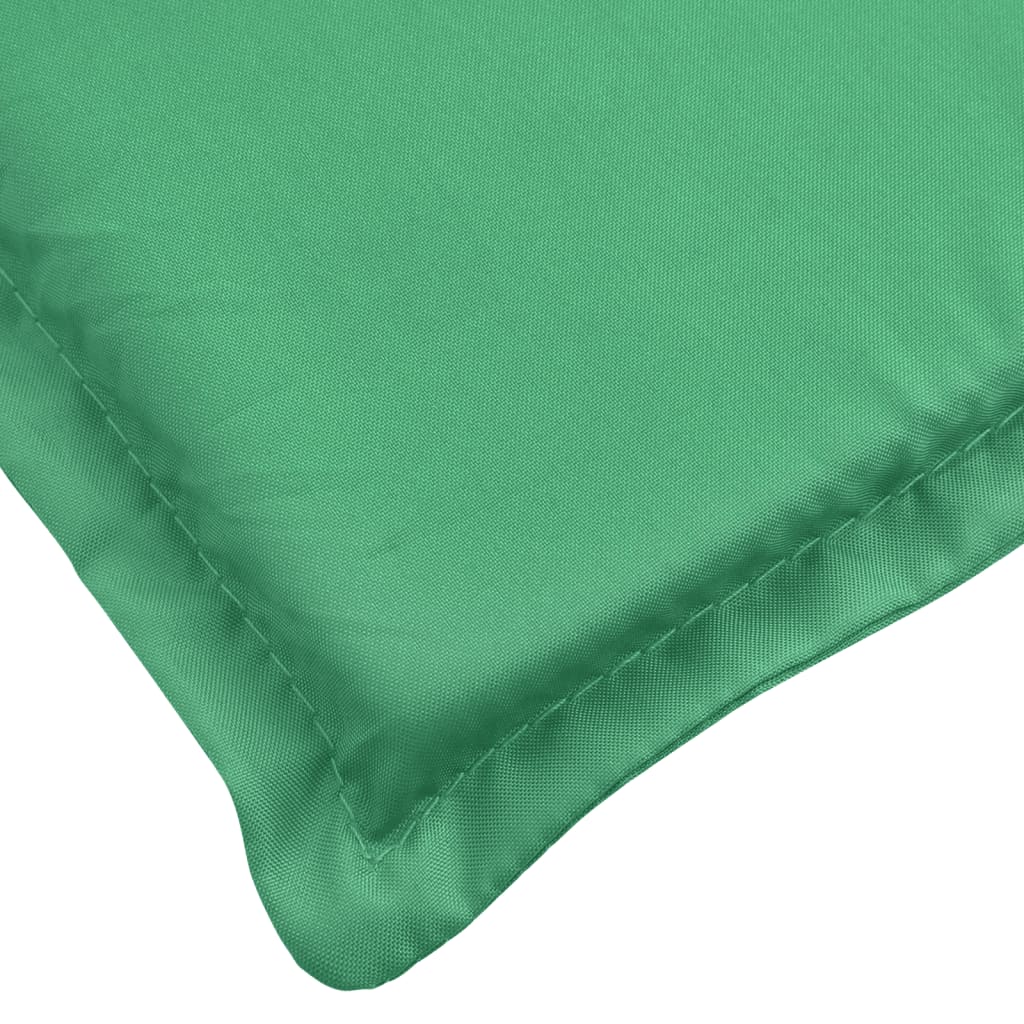 vidaXL Sun Lounger Cushion Green 200x60x3cm Oxford Fabric