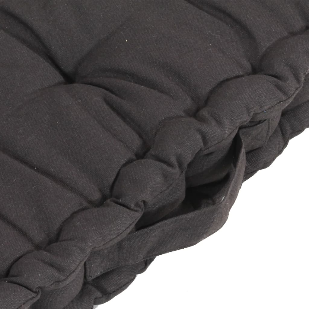 vidaXL Pallet Floor Cushions 3 pcs Anthracite Cotton
