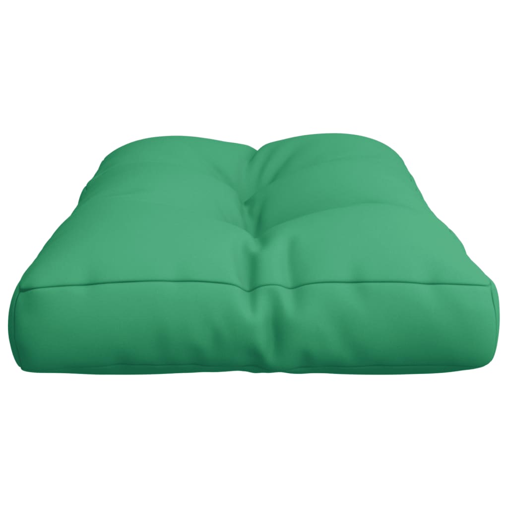 vidaXL Pallet Cushion Green 80x40x12 cm Fabric