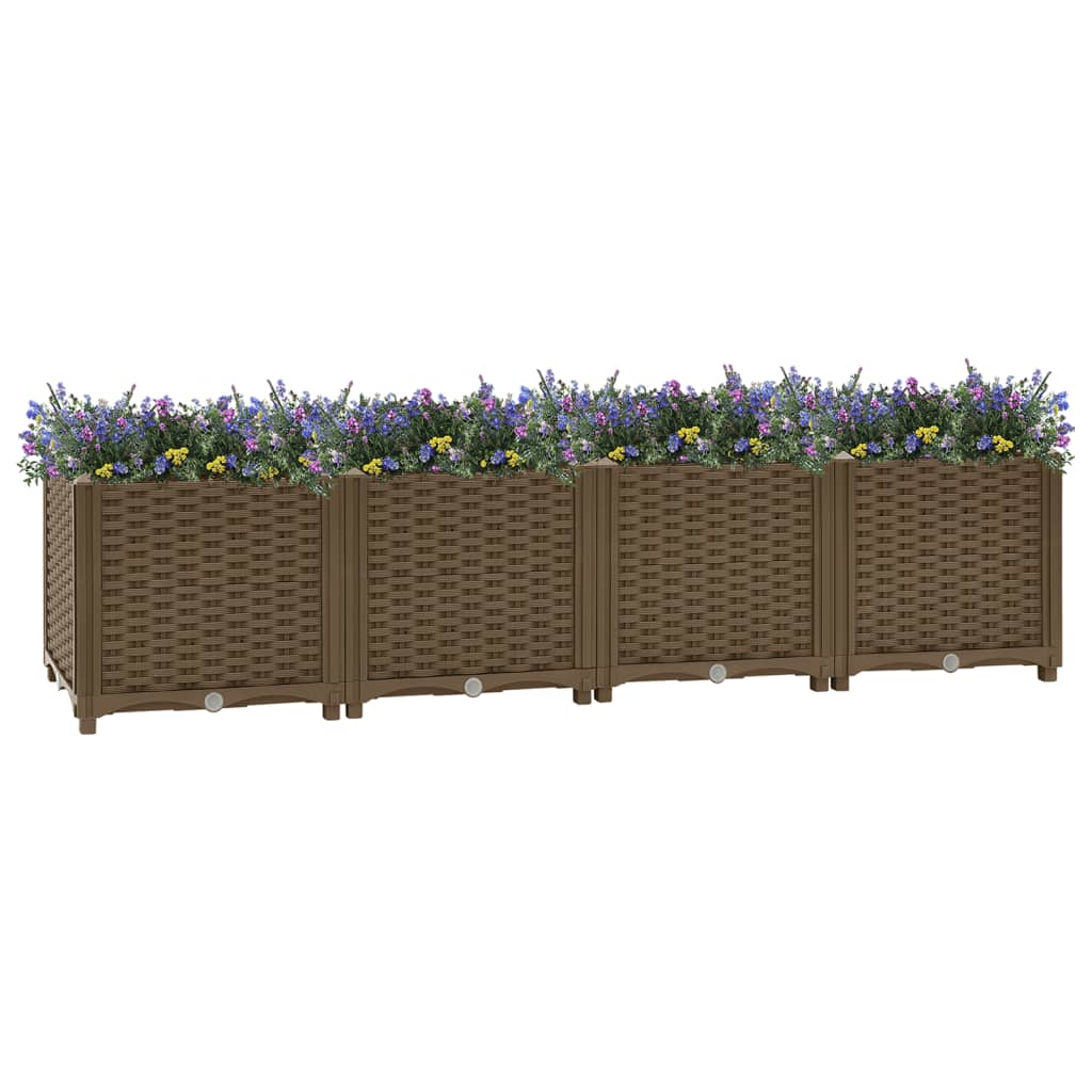 vidaXL Raised Bed 160x40x38 cm Polypropylene