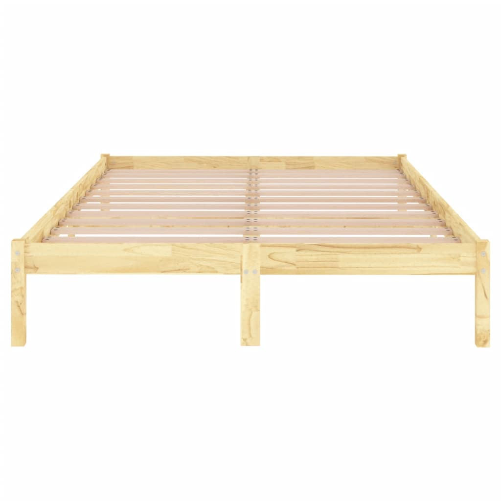 vidaXL Bed Frame without Mattress Solid Wood 200x200 cm