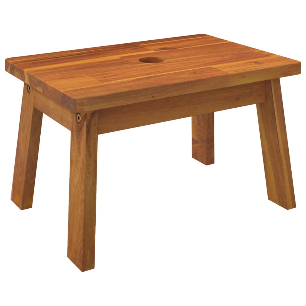 vidaXL Step Stool 38x26x22 cm Solid Wood Acacia