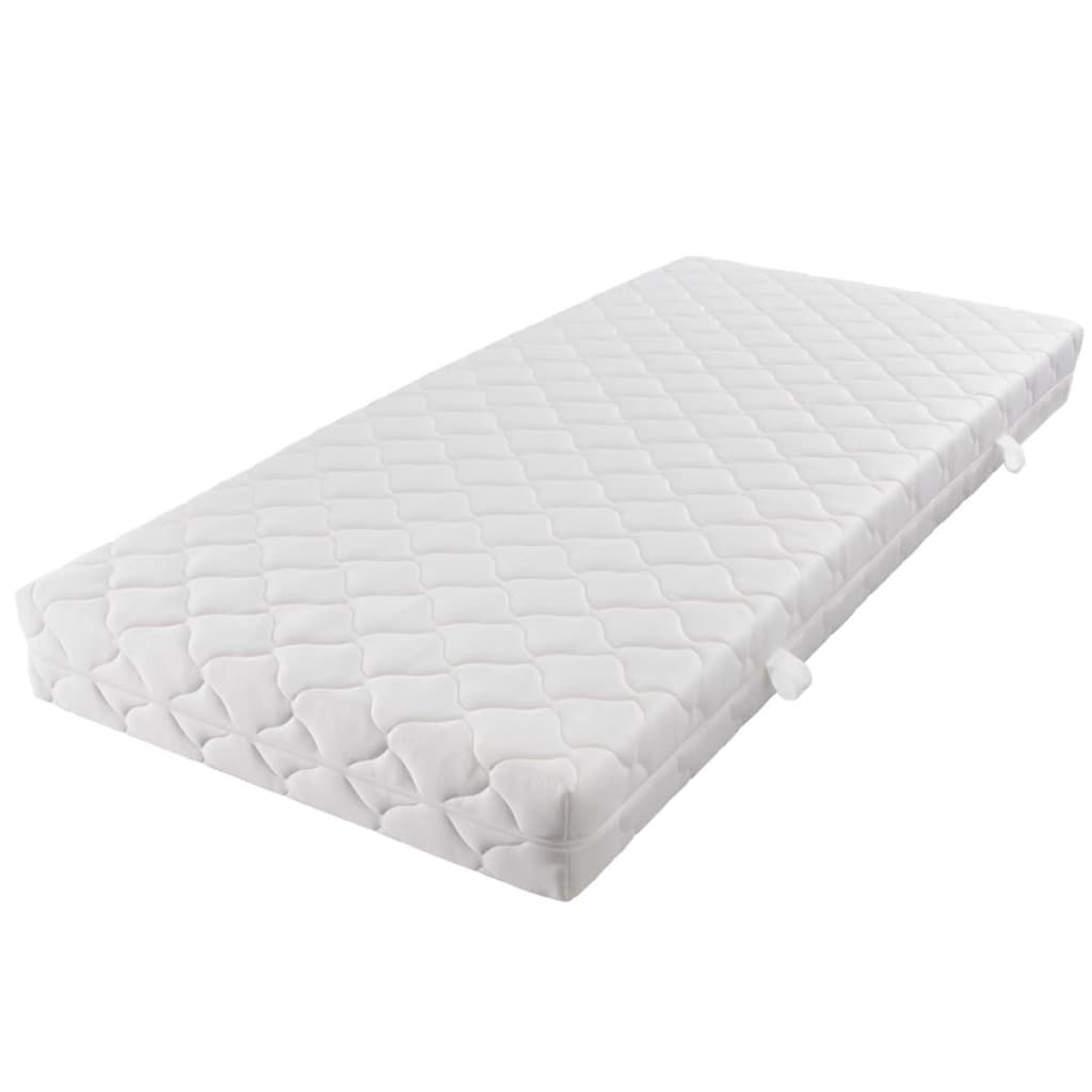 vidaXL Mattress with a Washable Cover 200 x 180 cm