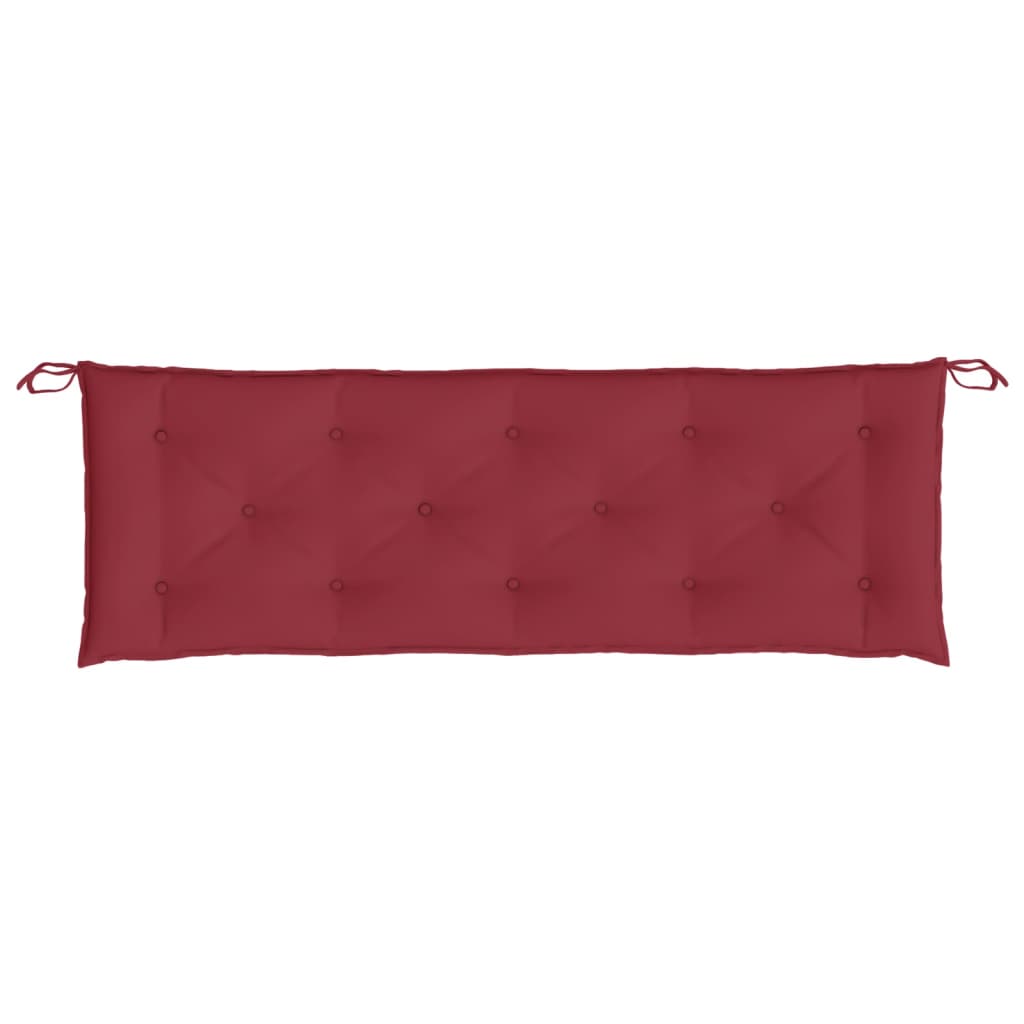 vidaXL Garden Bench Cushion Wine Red 150x50x7 cm Oxford Fabric