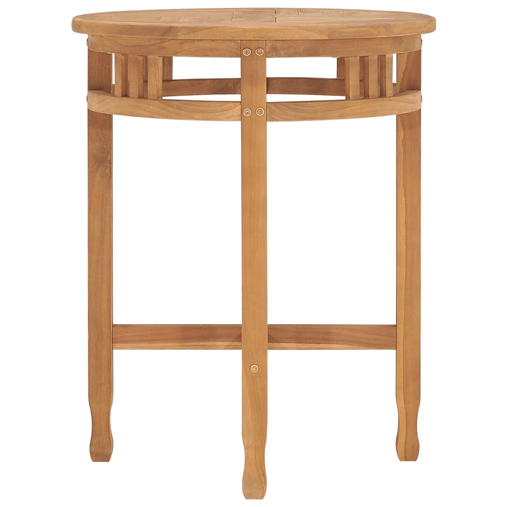 vidaXL Bistro Table Ø60x60 cm Solid Teak Wood